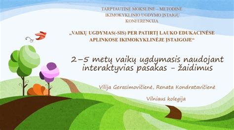vaikų bendravimas ikimokyklinėje įstaigoje