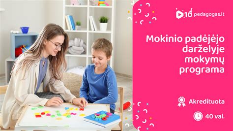 Mokinio padėjėjas dirbantis su vaiku klasėje