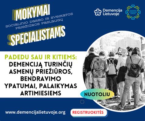 Mokymų schema specialistams