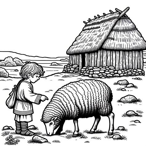 Vaikas glosto kačiuką