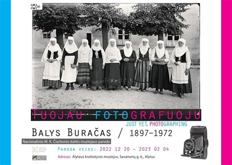 Balys Buračas su fotoaparatu