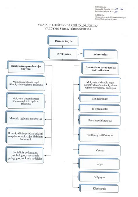 metinės veiklos ataskaitos struktūros schema