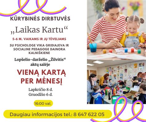 Vaikų kūrybinės veiklos gamtoje pavyzdžiai