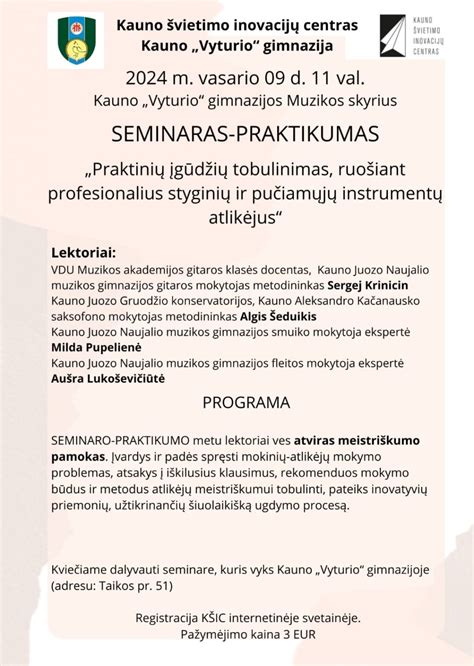Ugdymo seminaras, vaizduojantis aktyvią muzikos pamoką