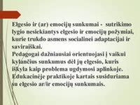 Vaikų emocijų ir elgesio sutrikimų apibrėžimas ir pavyzdžiai