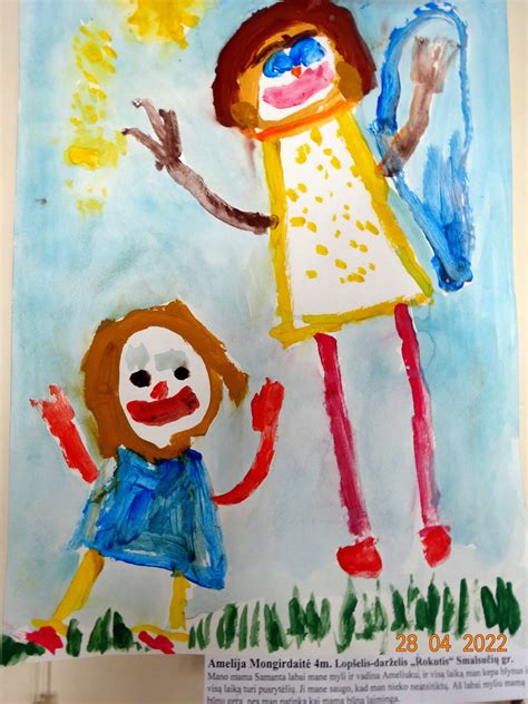 Vaikų piešinių paroda „Mano Mama“