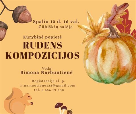 Vaikų rudens kompozicijos parodoje