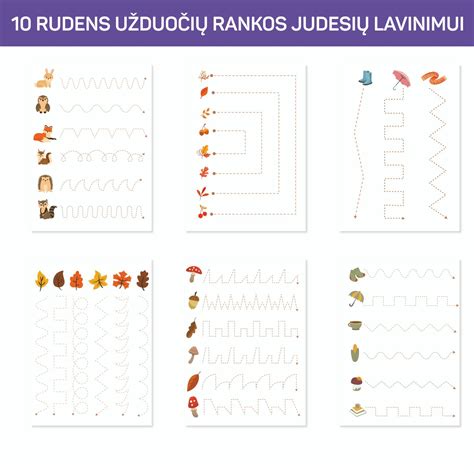 vaikai atliekantys rudens tematikos kūrybines užduotis