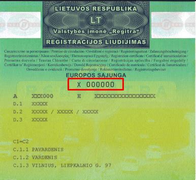 automobilio dokumentai ir žalia korta