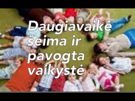 Daugiavaikė šeima bendrauja