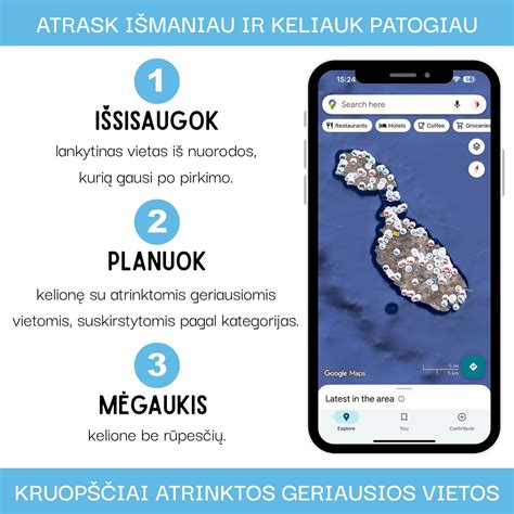 Avaloro karalystės žemėlapis ir svarbiausios vietos
