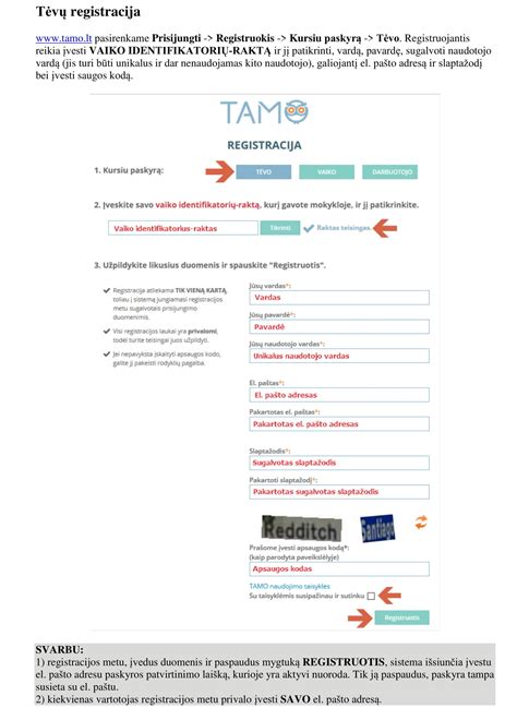 tėvų registracija darželių sistemoje