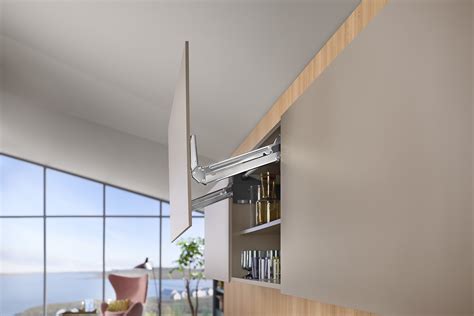 Blum Aventos HF jėgos koeficiento ir korpuso aukščio lentelė