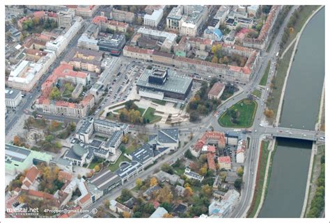 Pažaislio vienuolyno ir bažnyčios kompleksas iš paukščio skrydžio