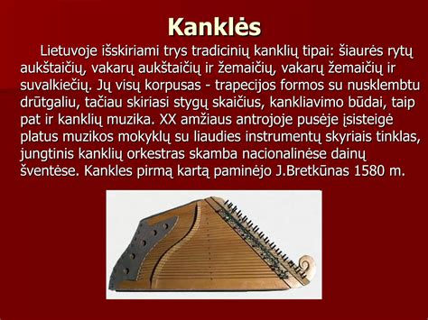 Lietuvių liaudies muzikos instrumentai ir dainininkai