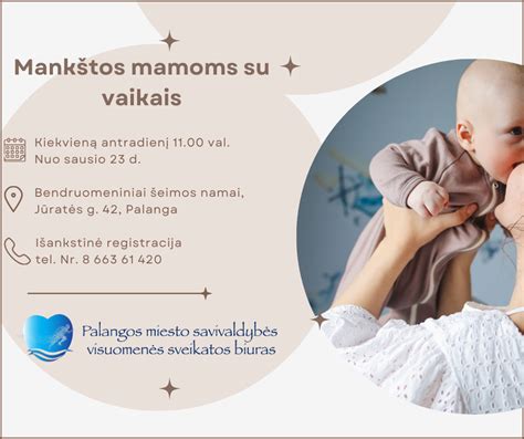 Infografika su patarimais žindančioms mamoms