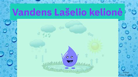 Vandens dienos renginys „Mažo lašelio - didelė kelionė“ darželyje „Pasaka“