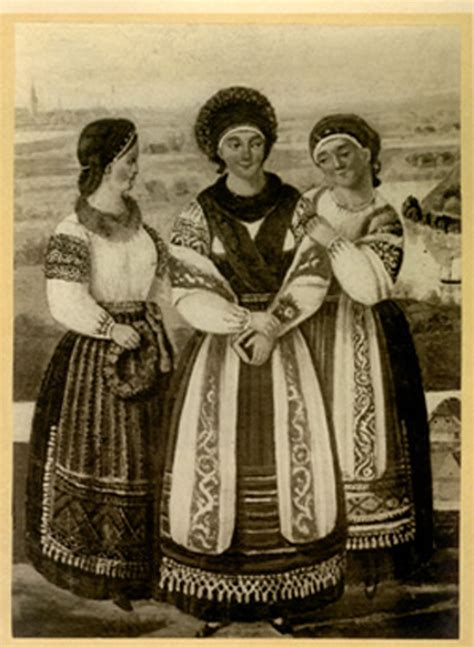 Lietuvininkų buities scenos iš XIX a. iliustracijų