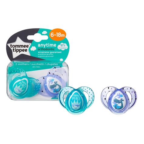 Įvairių spalvų ir dizainų Tommee Tippee čiulptukai