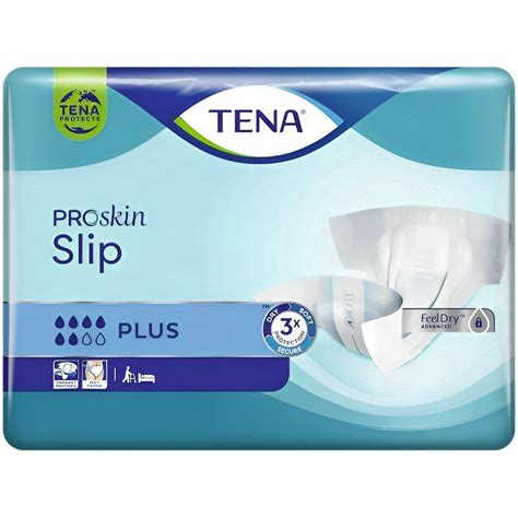 TENA Slip sauskelnių pakuotė ir savybės