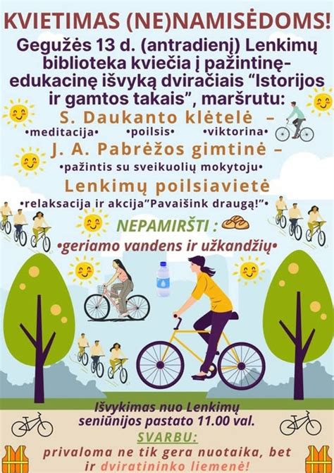 Šeima važiuoja dviračiais Druskininkų gamtos takais