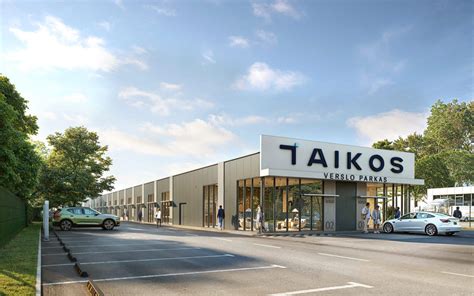 Taikos prospekto vaizdas su prekybos vietomis