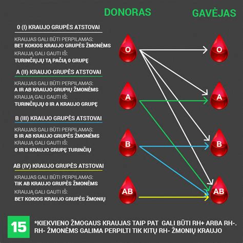 Kraujo perpylimo suderinamumo schema