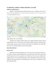 tyrimų duomenų analizė