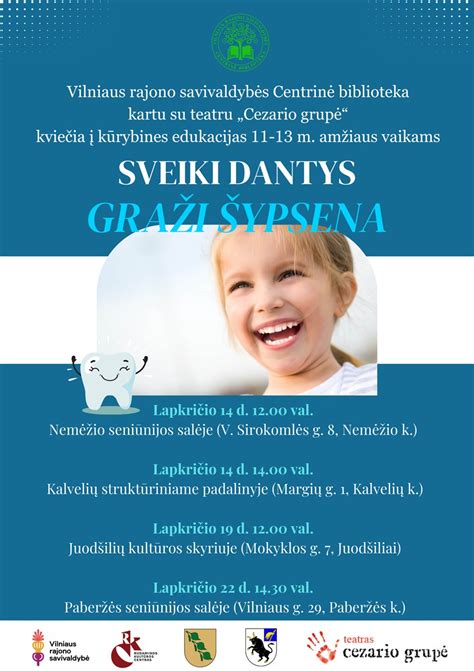 Šypsena ir sveiki dantys