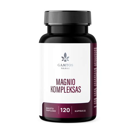 Magnio turtingi produktai ir maisto papildai