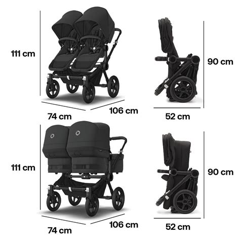 Bugaboo Donkey 5 matmenys ir manevringumas