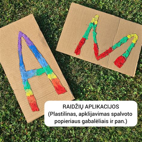 Raidžių įspaudimas kinetiniame smėlyje
