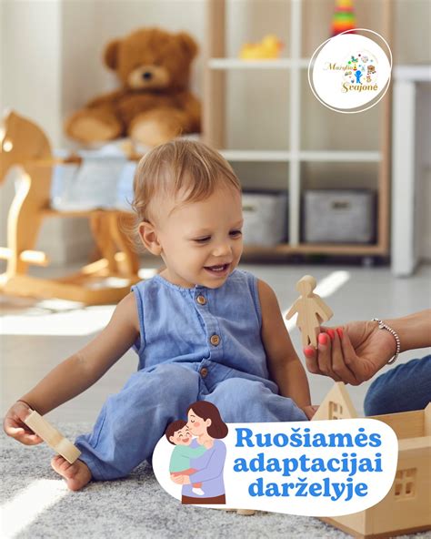 Vaikas adaptuojasi darželyje su auklėtoja