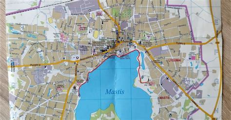 Telšių miesto žemėlapis su pažymėta darželio vieta