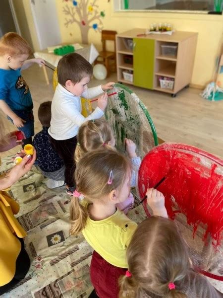 vaikų kūrybinė veikla grupėje