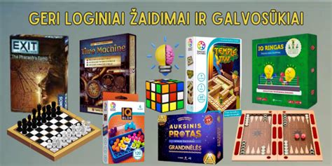 Smegenų lavinimo žaidimų pavyzdžiai