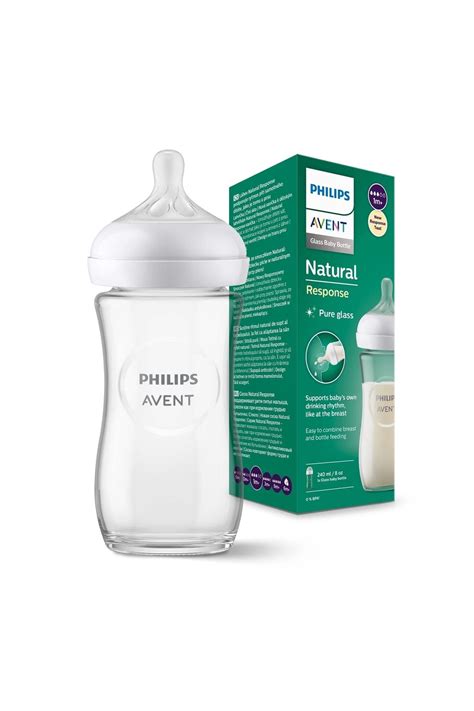 Philips Avent Natural stiklinio buteliuko dizainas