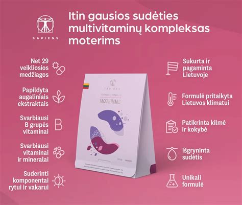 Multivitaminų komplekso veikimo principas