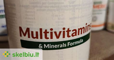 Multivitaminų tabletės pavyzdys
