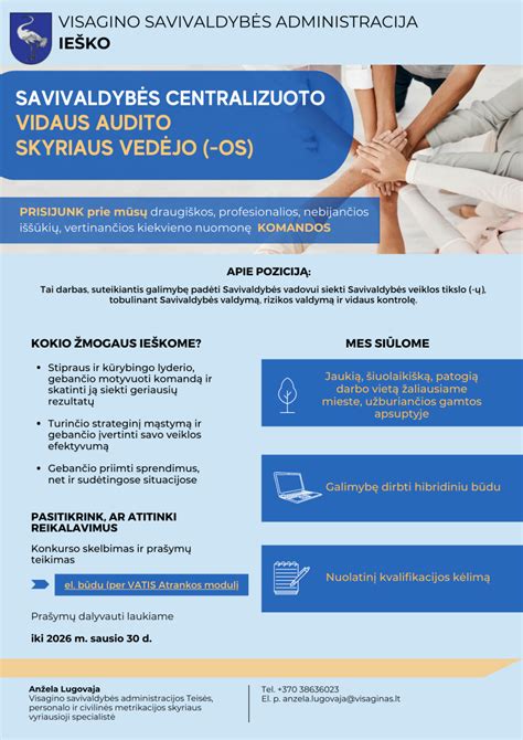 Vidaus audito etapų seka