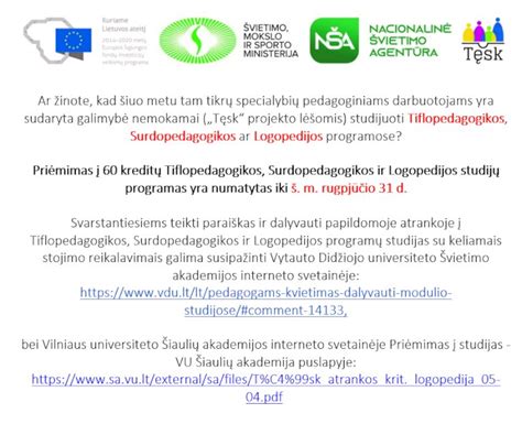 Logopedijos studijų svarba