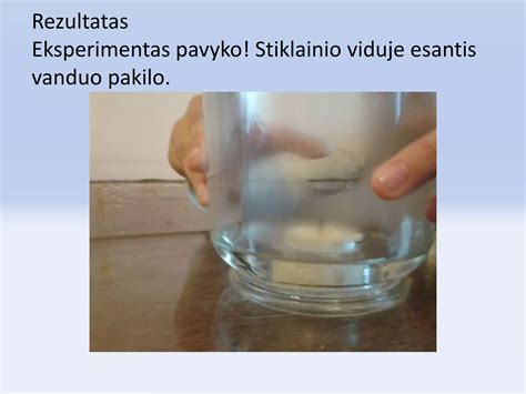 Eksperimentas su putojančiais indais