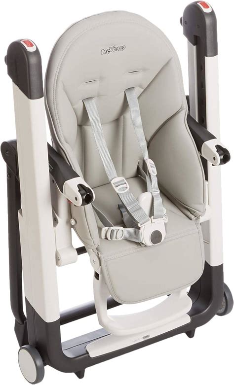 Peg Perego Siesta kėdutės aukščio ir atlošo reguliavimo mechanizmai