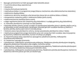 Lavinamojo stovo pritaikomumo schema
