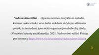 Vadovavimo modeliai ir jų skirtumai