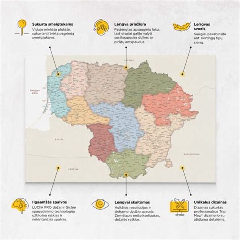 Žemėlapis su mokyklos-darželio 