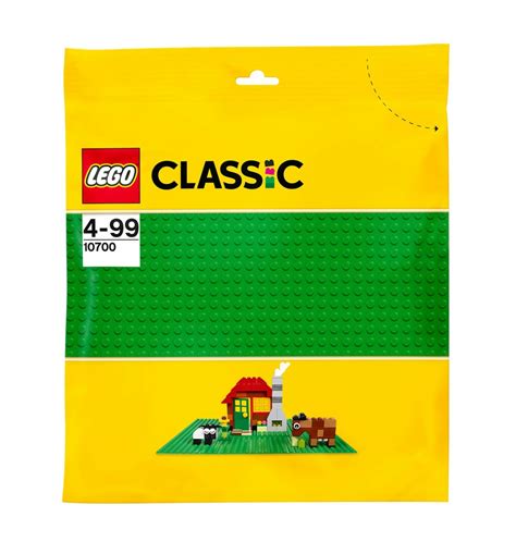 Žalia LEGO Classic 10700 pagrindo plokštė su pastatytu mišku