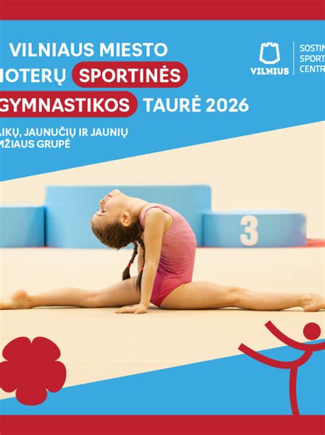 Vaikai sportinės gimnastikos treniruotėje