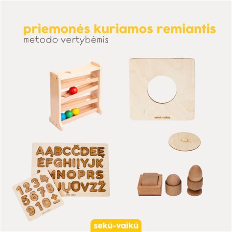 Montessori raidžių pažinimo priemonės