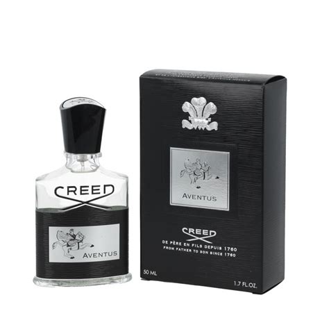 Creed Aventus kvepalų buteliukas ir jo ingredientai